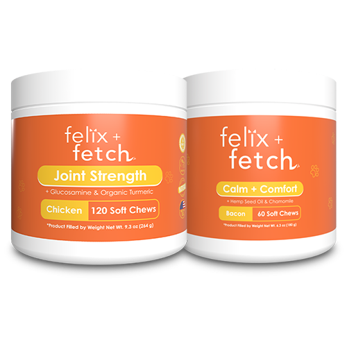 Pet Lover Bundle [1 Joint Strength Chew & 1 Calm + Comfort Chew (For Dogs)]